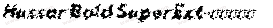 Hussar Bold SuperExt字体转换